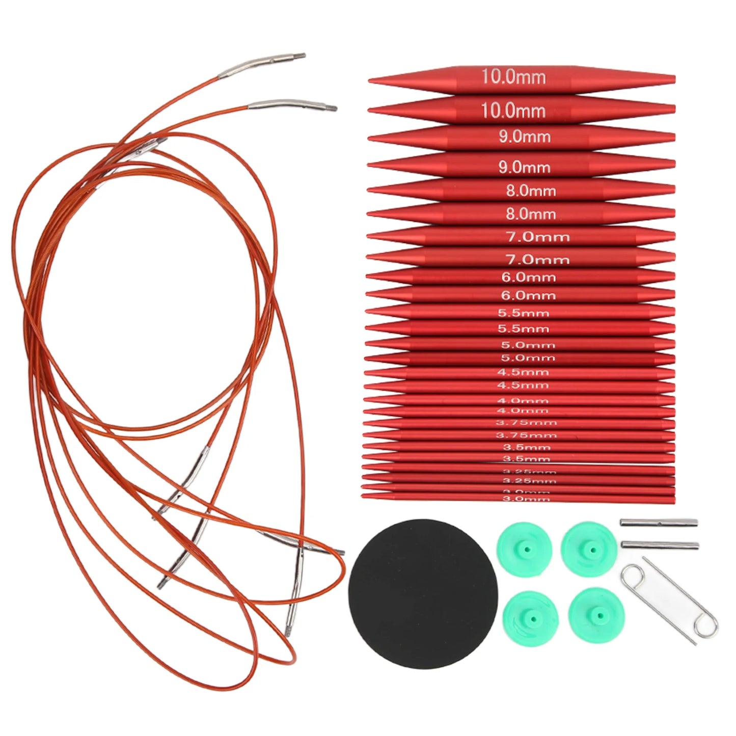 Crochet Hooks Multifunctional Interchangeable Knitting Needles Set Various Sizes Available for Hats for Socks  for