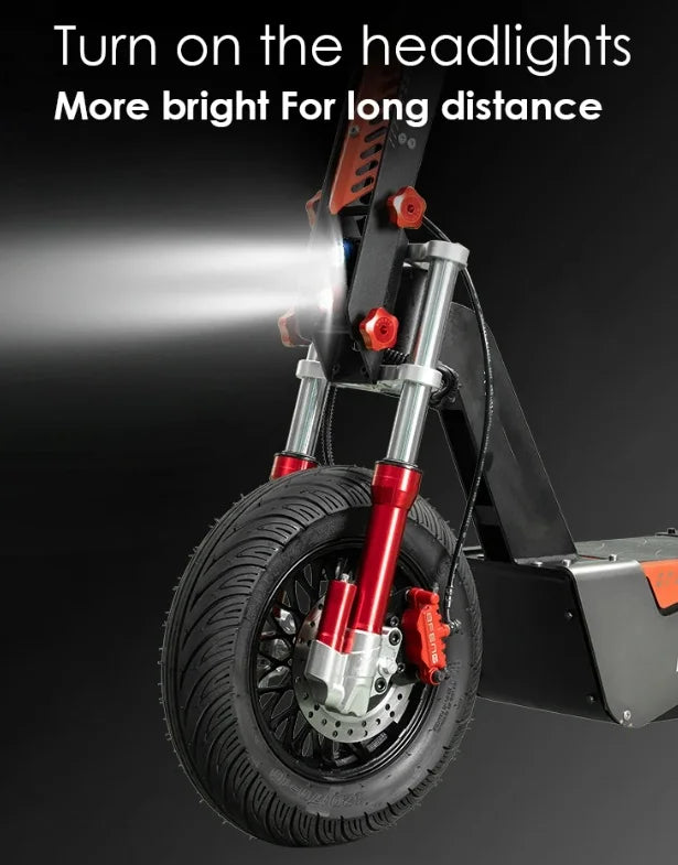 Racing Electric Scooter 72v 15000w QS Motor 16inch Tyre Fast Speed 110-140KMH Battery 50-60ah Range 120-180KM Electric Scooter