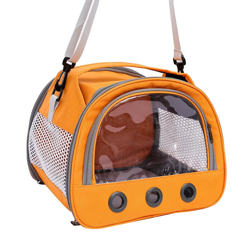 Cat bag, convenient for going out, pet dog, hamster, hedgehog, travel backpack, convenient outdoor bag bird mouse guinea pig bag