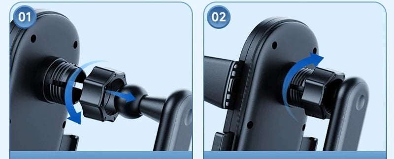 For Ford Mustang 2015-2018 2019 2020 2021 Car Phone Holder Wireless Charging Bracket Base Gravity Stand Phone Mount Accessories