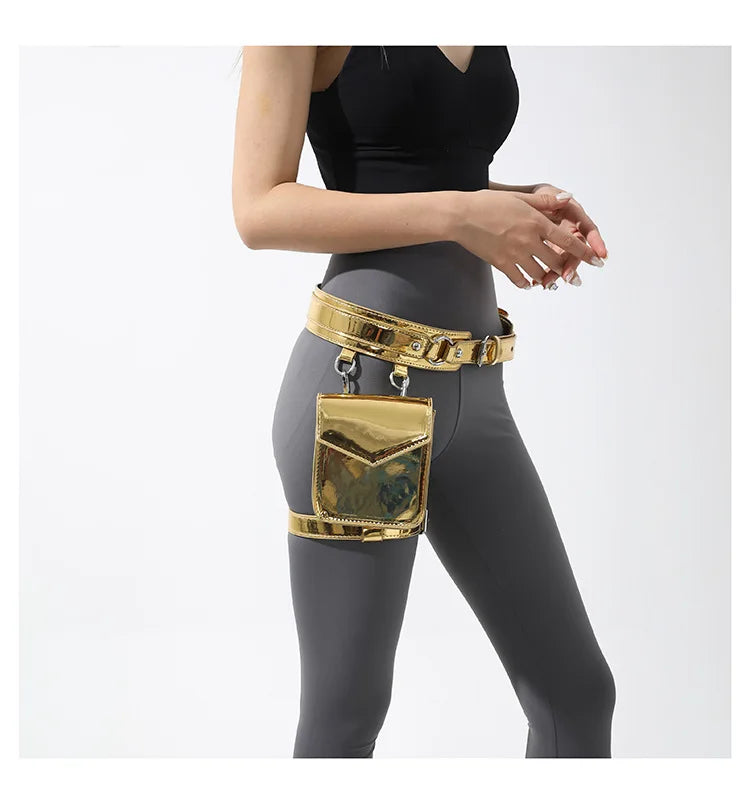 Belt Bag Mini Bag Waist Bag Leg Bag Sports Fitness Running Bag With Yoga Pants Headset Lipstick Bag Fanny Pack Purse Waist Pack