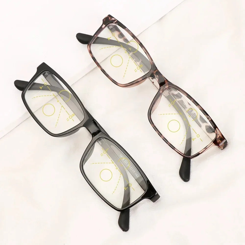 Intelligent Multifocal Progressive Reading Glasses for Men Women Near and Dual-use Anti-Blue Light Eyewear Очки Для Зрения