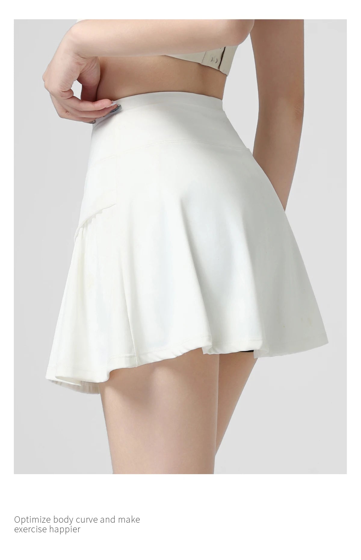 DRUR High Waist Tennis Skirts For Women Skirt Shorts With Pocket Summer Sports Golf Yoga Mini Skirts Athletic Workout Wear 2025