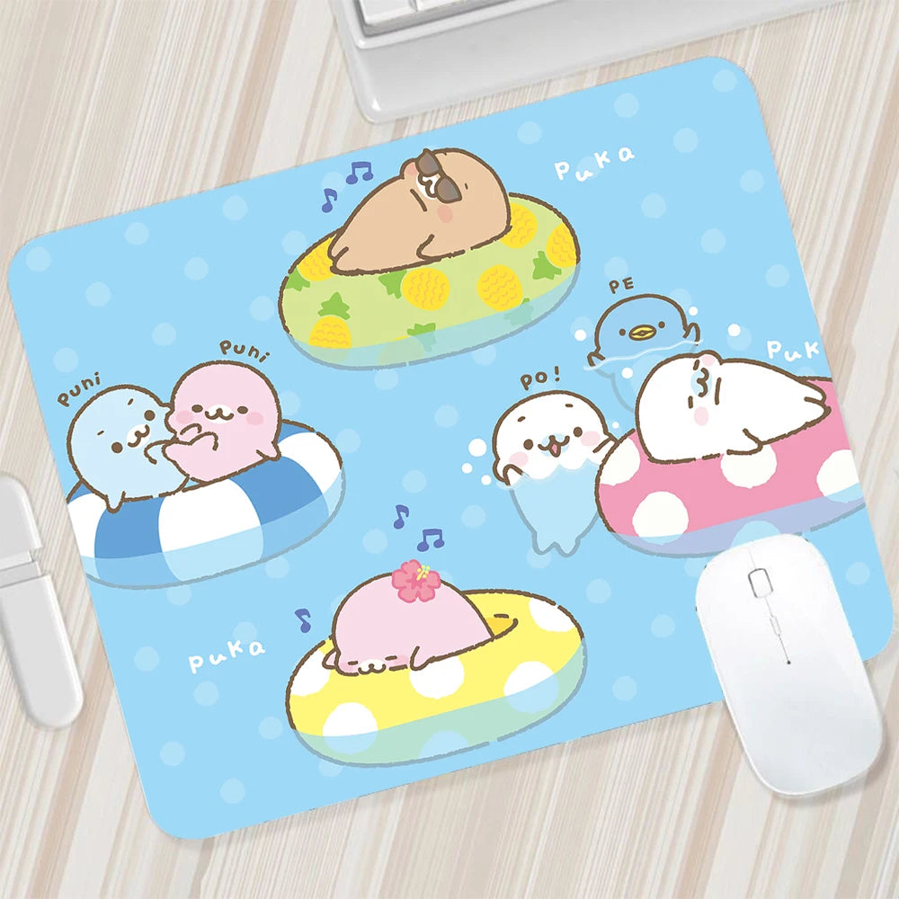 Japanese Cute Mamegoma Small Mouse Pad Gaming Mousepad PC Gamer Mouse Mat XXL Computer Pad Keyboard Mat Desk Pad Laptop Mausepad