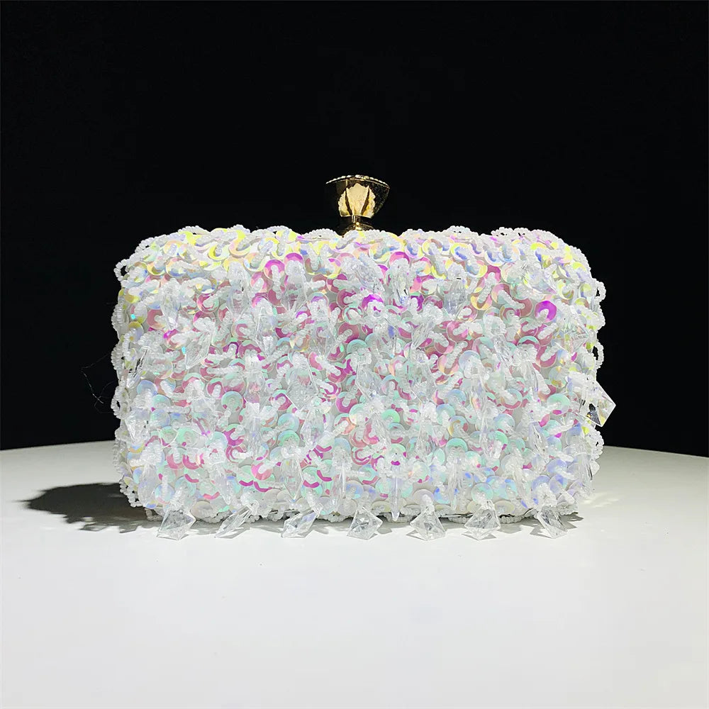 Crossbody Bags for Women 2023 Luxury Designer Fashion Party Handbags Trend Chain Cluth Sac De Luxe Femme Wedding Bags
