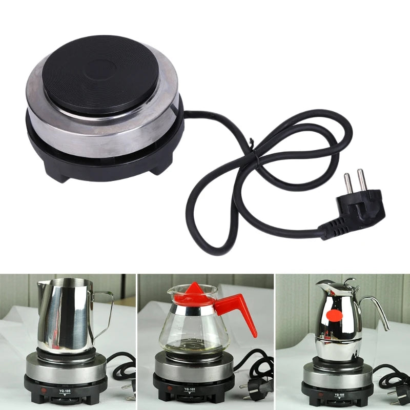 220V 500W Electric Mini Stove Hot Plate Multifunction Cooking Coffee Heater New N0PF