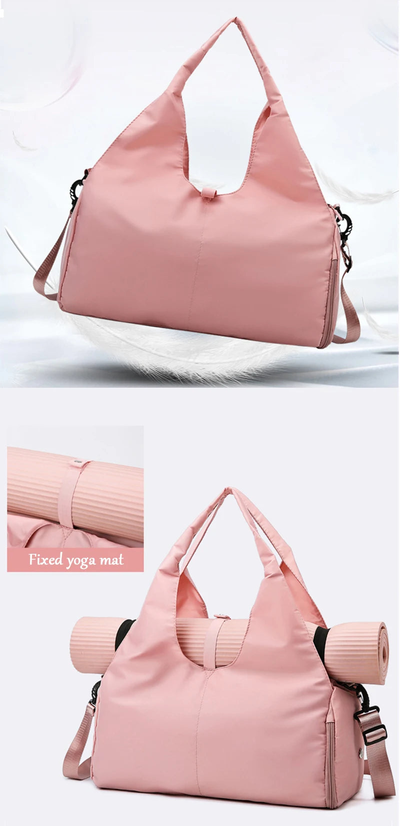 Yoga Mat Bag Gym Fitness Handbags for Women Men Training Sac De Sport Travel Gymtas Nylon Outdoor Sports Tas Sporttas