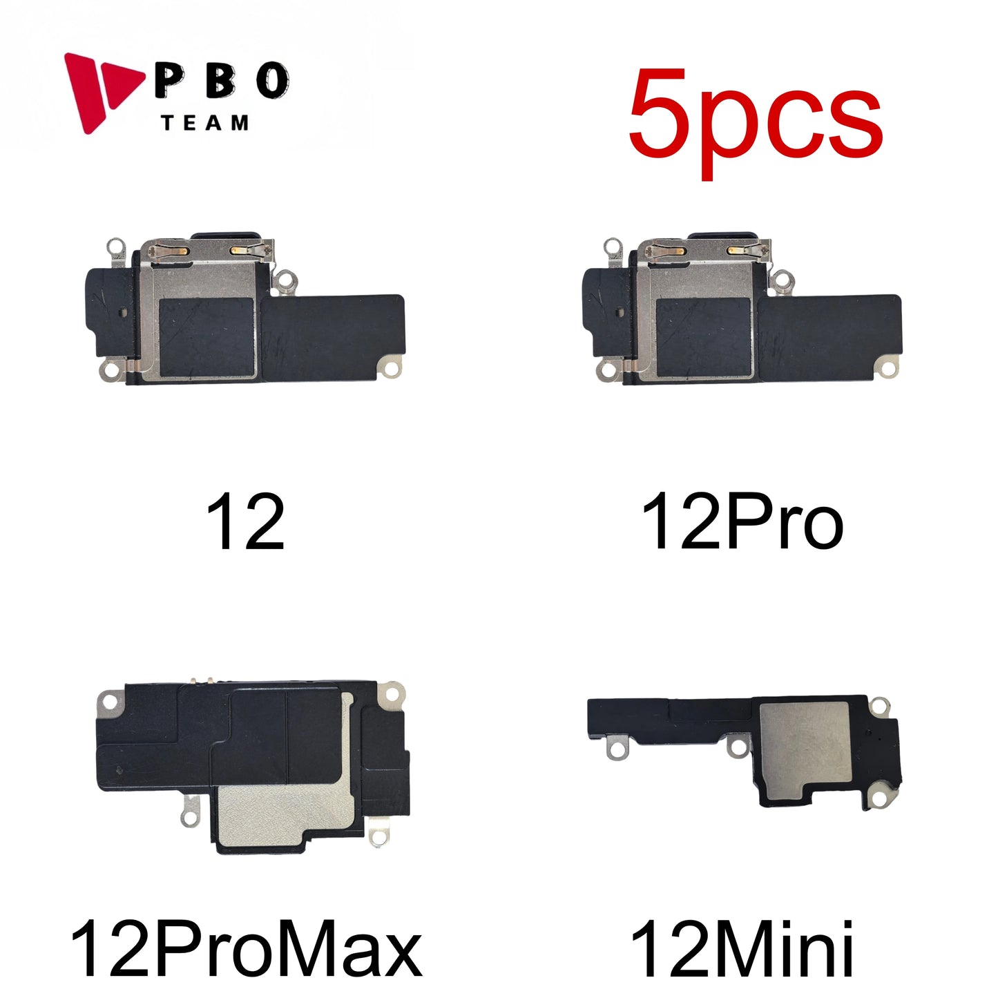 5pcs LoudSpeaker Flex Cable for iPhone 12 Pro Max 12 Mini 12 Pro Sound Ringer Buzzer Bottom Speaker Inner Ringtone Replacement
