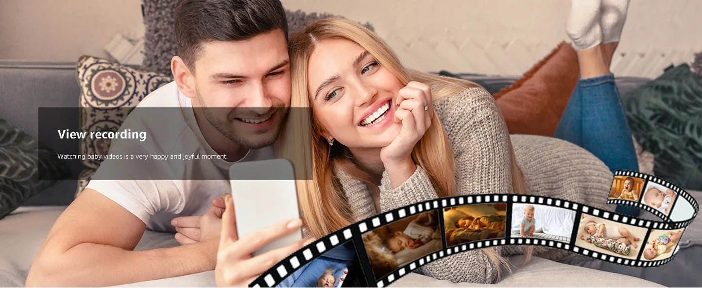 2K Baby Monitor Surveillance Camera Dual-frequency Crying Machine Indoor Safety Protection Remote Monitoring Voice Intercom