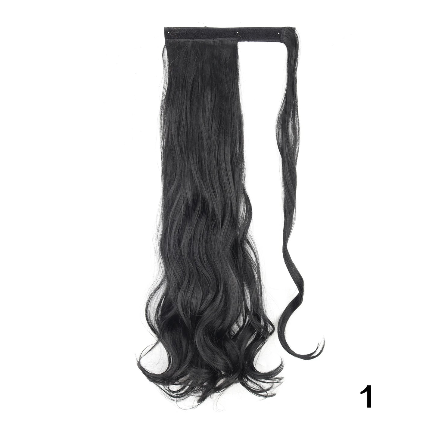 MERISIHAIR Synthetic 22 34 inches Long Straight Ponytail Extensions Heat Resisting Ponytail Brown Blonde Hair Women