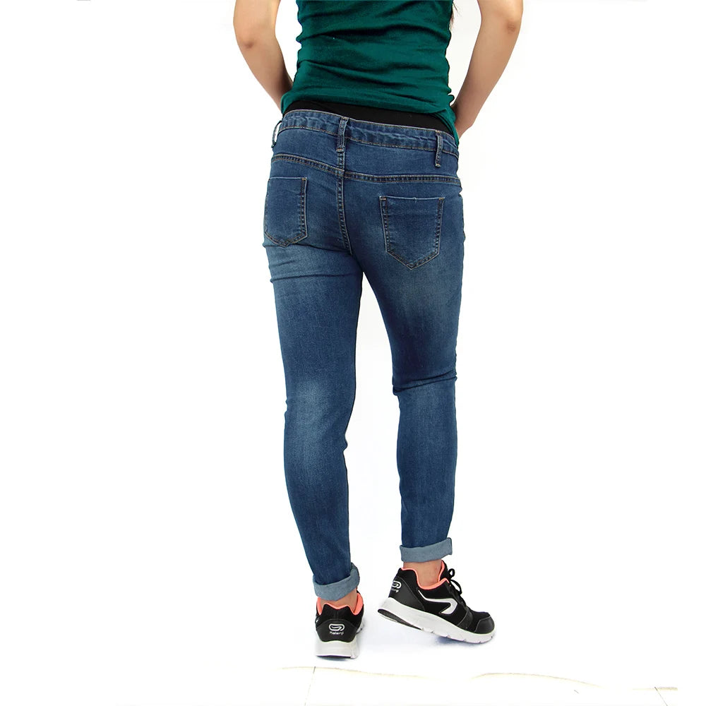 Maternity Clothing  Jeans Insert Panel  Skinny  Cotton Denim Pants for Pregnant Women Pregnancy Clothes