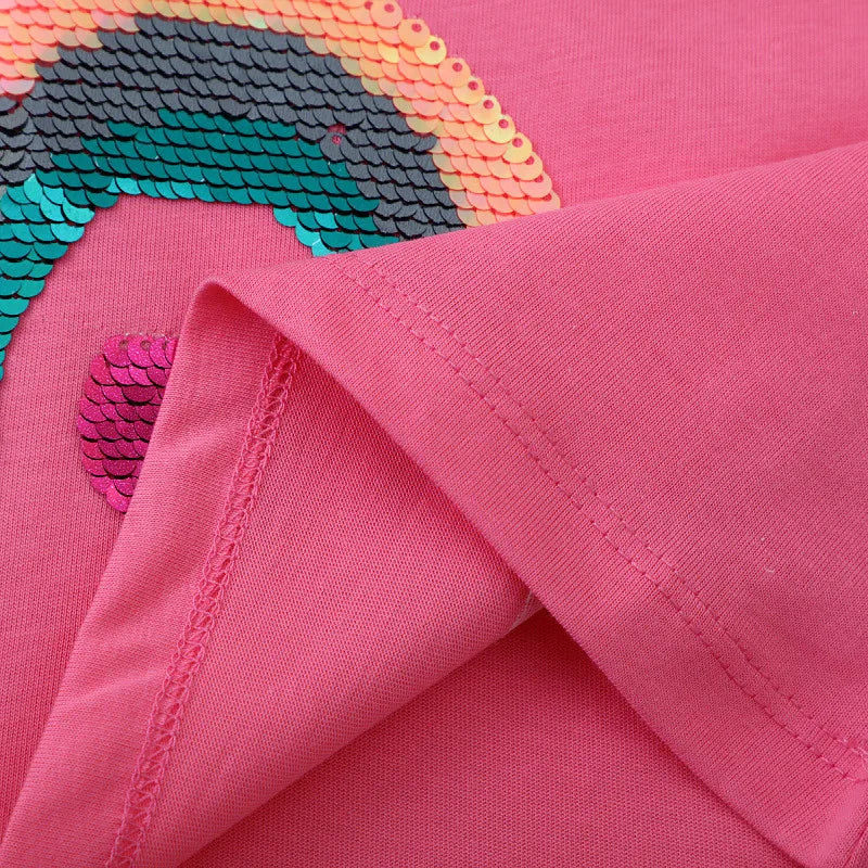 Jumping Meters 2-7T Animals Print 100% Cotton Baby Girls Tees Cotton Summer Toddler Clothes Kids Tops Children's Tshirts