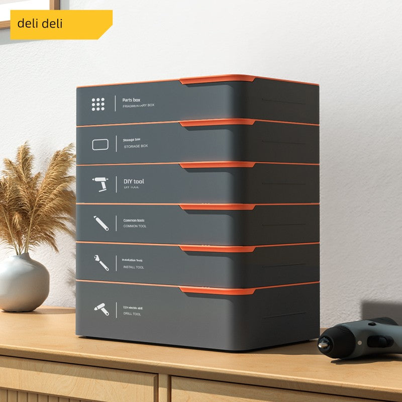 Deli Home Daily For Home Wire Cutter Hammer Lithium Electric Drill Emergency Repair Multifunctional Suit Tool H1001