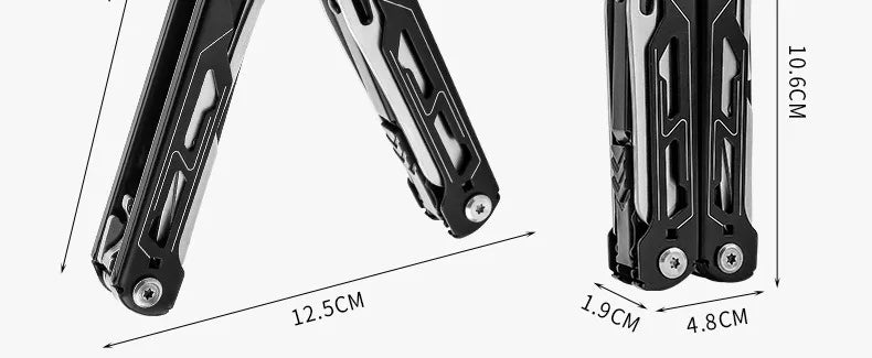 Outdoor Camping Folding Tool Pliers Organizer Opening Jars Bottles Tool Pliers Multi Purpose Pockets Hand Tools Electrician