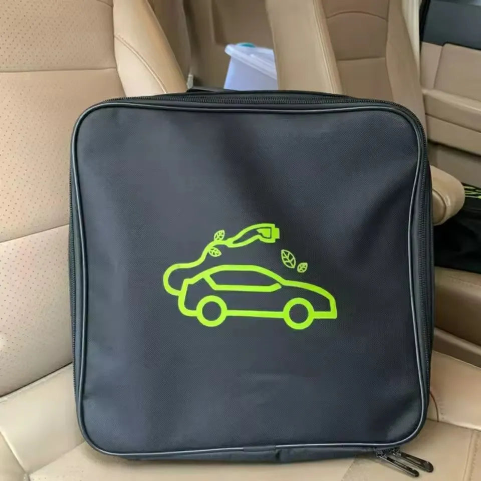 Electric Car charger Plugs Storage Carry Bag EV Car Charging Cable Sockets Waterproof Fire Retardant Equipment Container