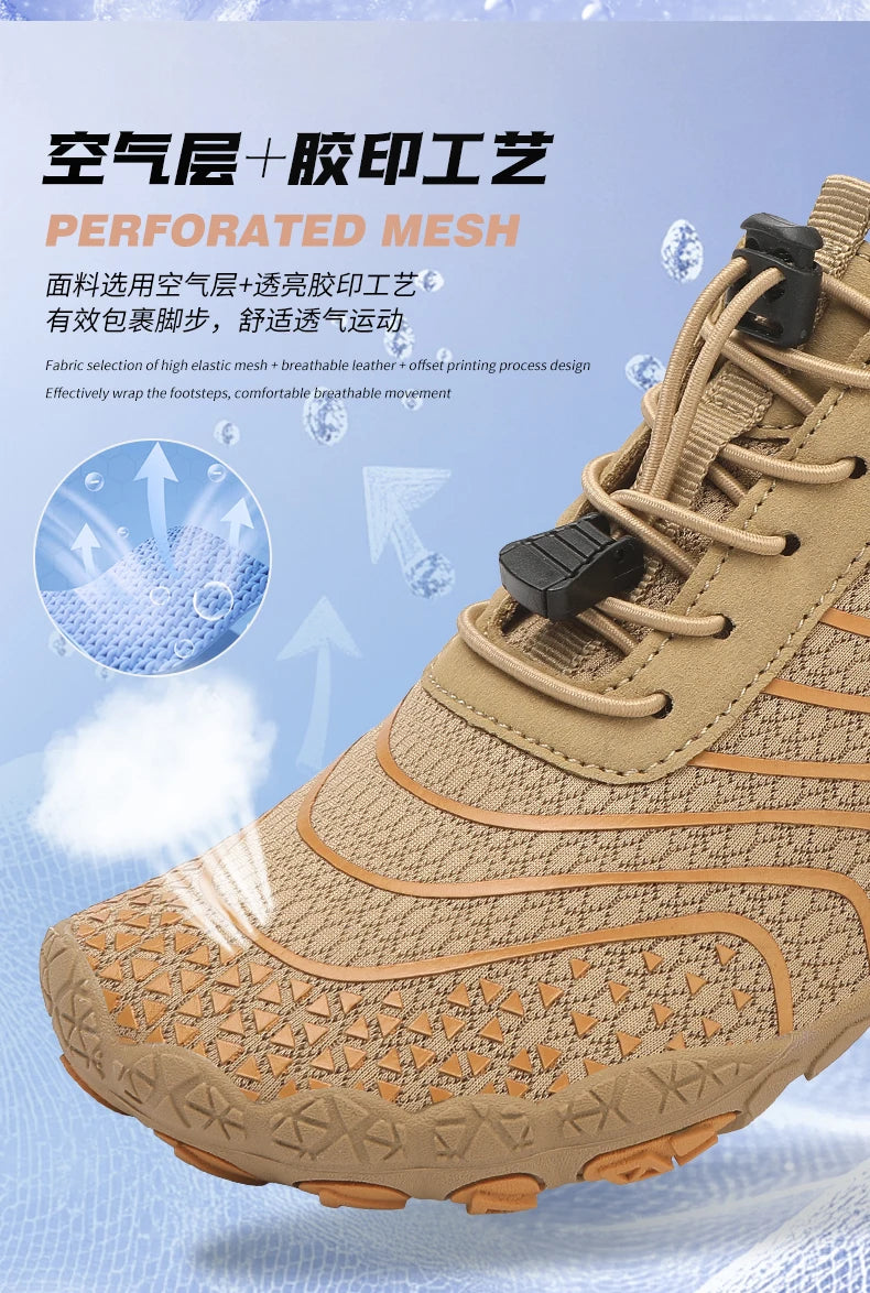 Aqua Shoes For Women Men Barefoot Water Shoes Anti-Slip Quick-Drying Outdoor Beach Upstream Wading Swimming Shoe Sneakers Unisex