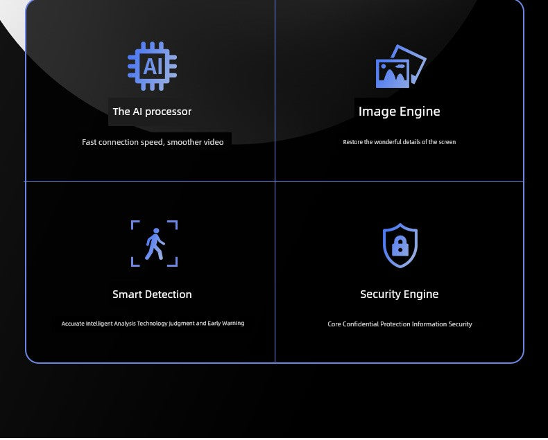 HD Night Vision Home Outdoor Intelligent Webcam