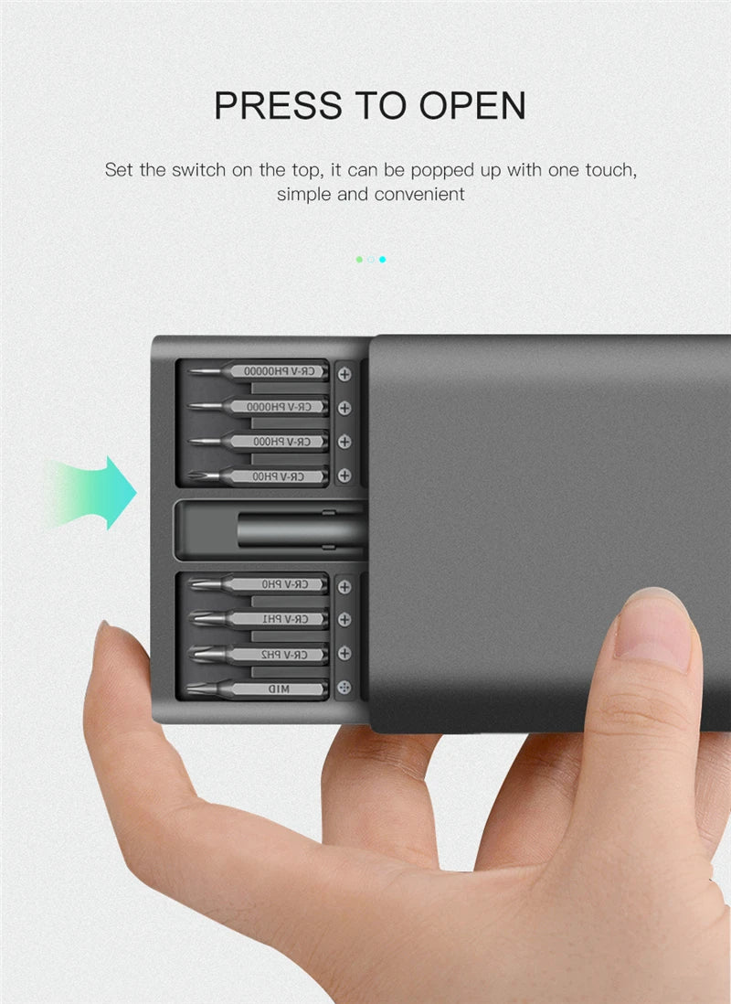 63 In 1 Screwdriver Set Precision Magnetic Screw Driver Bits Torx Hex Bit Handle Mobile Phone Repair Screwdrive Kit Tools