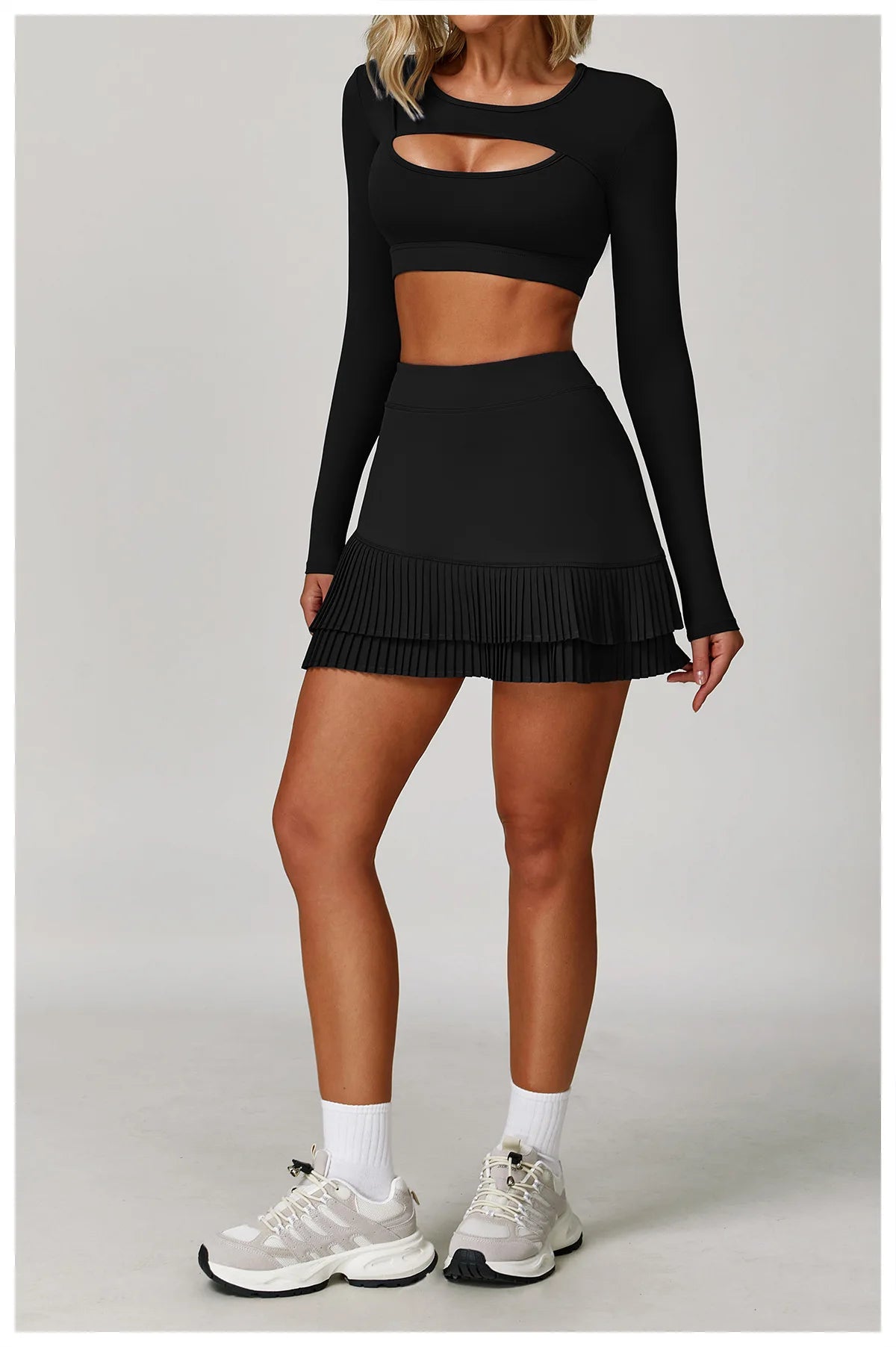 High Waist Sports Short Skirt Lined Shorts Women Fitness Yoga Quick Dry Running Sport Skirts Tennis Skirt Golf Wear for Women