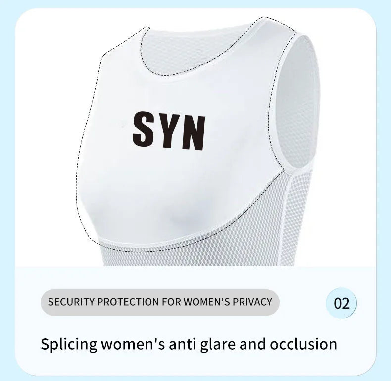 SYN Women's cycling vest summer quick drying clothes road bikes sleeveless cycling jerseys cycling underwear cycling base shirts