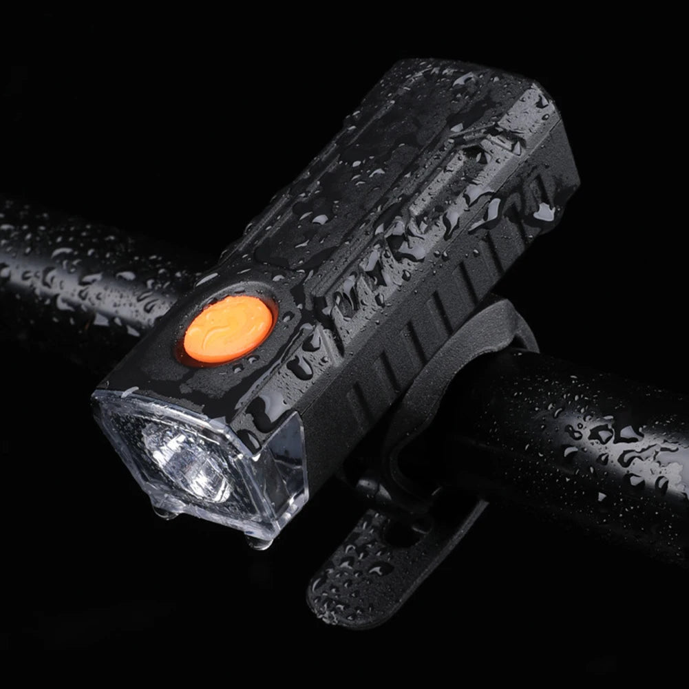 1Pc Bike Light Set Front Light With Taillight USB LED Rechargeable Waterproof Bike Headlight Bicycle Light Bicycle Accessories