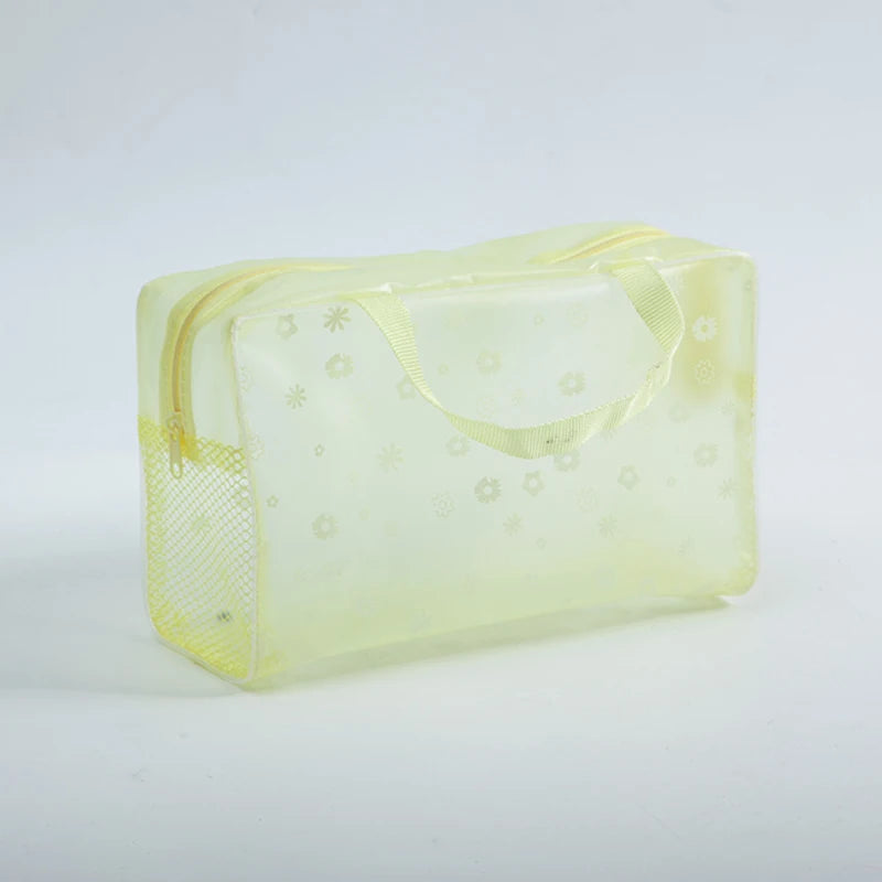 PVC Travel Transparent Cases Clothes Toiletries Storage Bag Box Luggage Towel Suitcase Pouch Zipper Cosmetic Organizer Bags