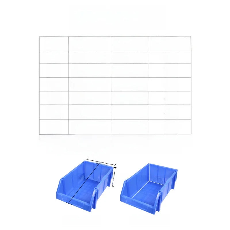 Large Size Combination Hardware Screw Storage Box Plastic Parts Box egory Material Box with Column Slanted Mouth Der Sle