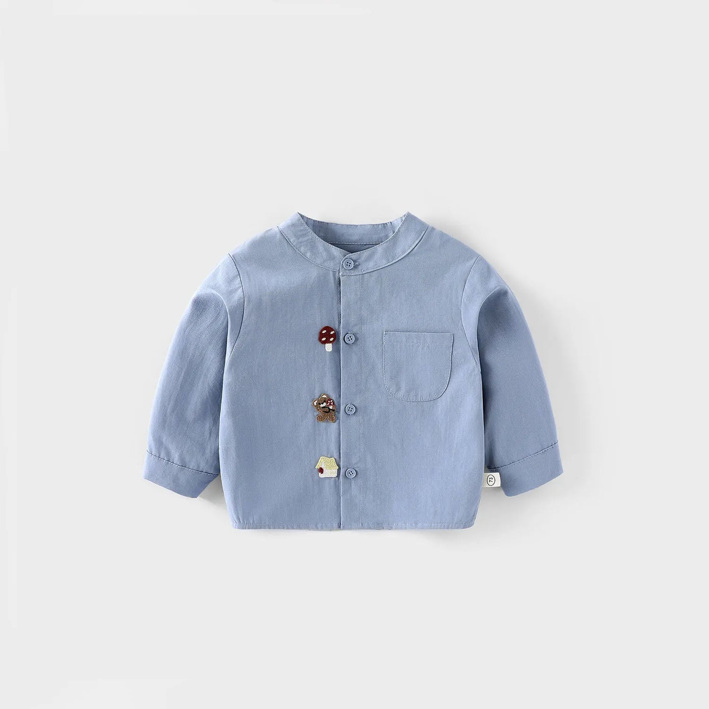 2025 Fall New Toddler Kids Pants Cotton Cartoon Embroidered Harem Pants Baby Boy Casual Striped Denim Baggy Trousers