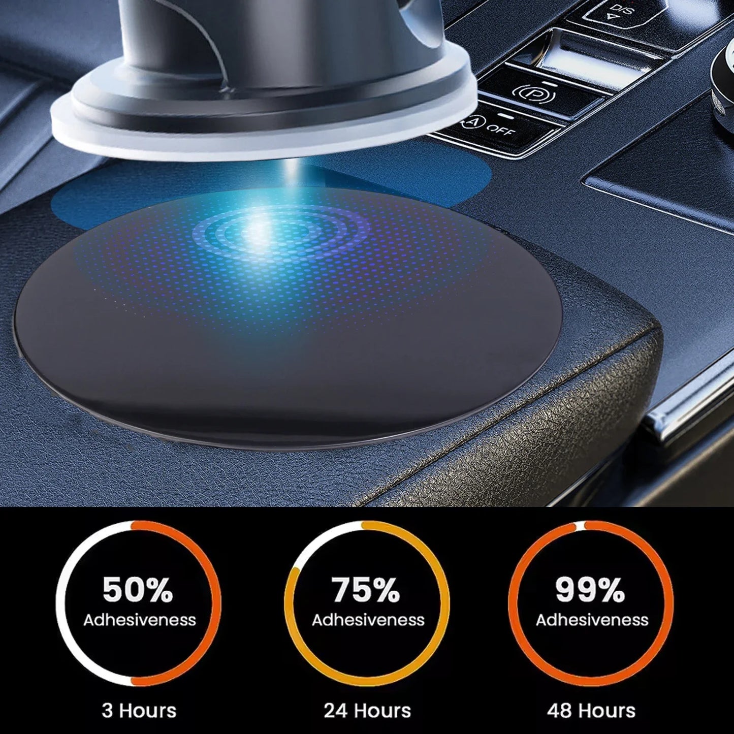 Mobile Phone Sticker Car Suction Cup Adhesive Sticker Disc Pad Base for GPS Mobile Phone Stand Bracket Holder Camera Stand Mount