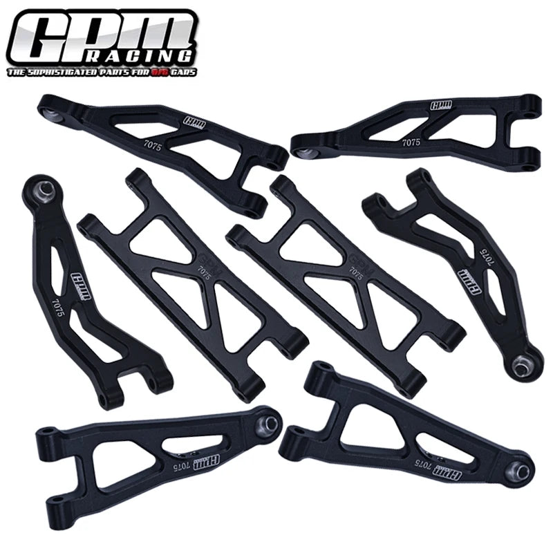 GPM Alu 7075 Front & Rear Suspension Arms Set For ARRMA 1/18 Granite Grom Typhon
