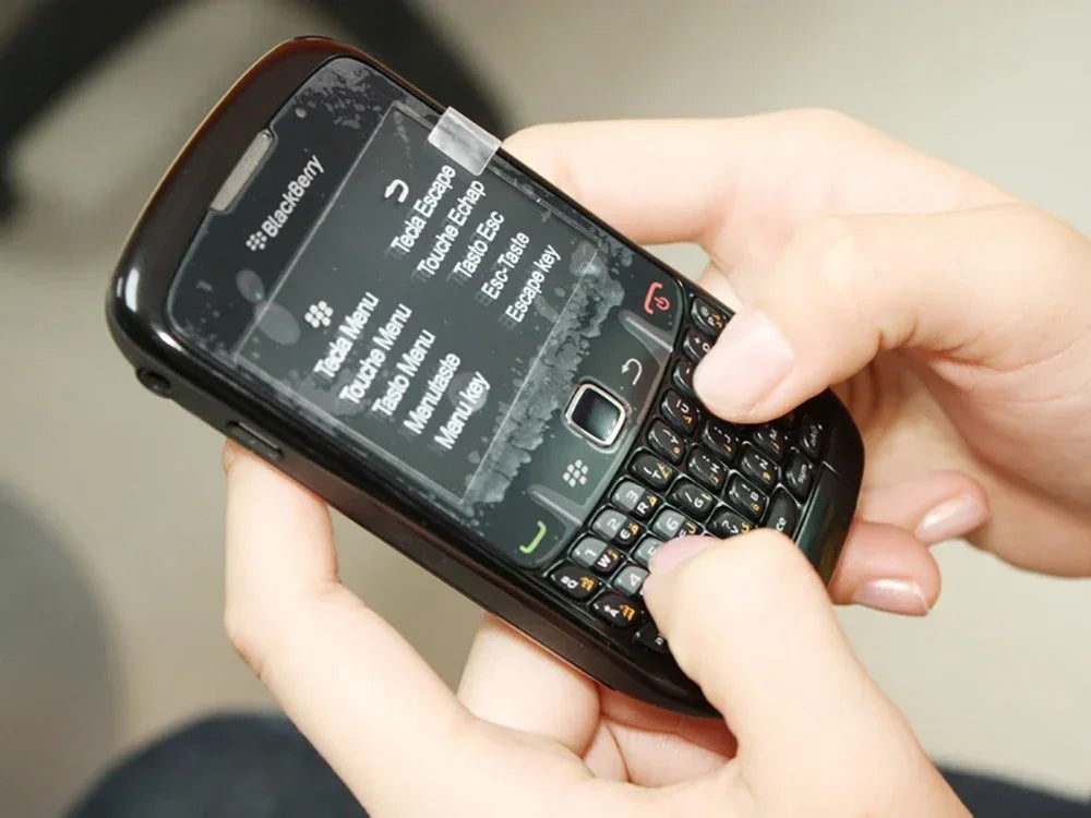 Original Blackberry 8520 Curve 2G Mobile Phone 2.46'' 2.0MP QWERTY WiFi Bluetooth Cellphone BlackBerryOS SmartPhone