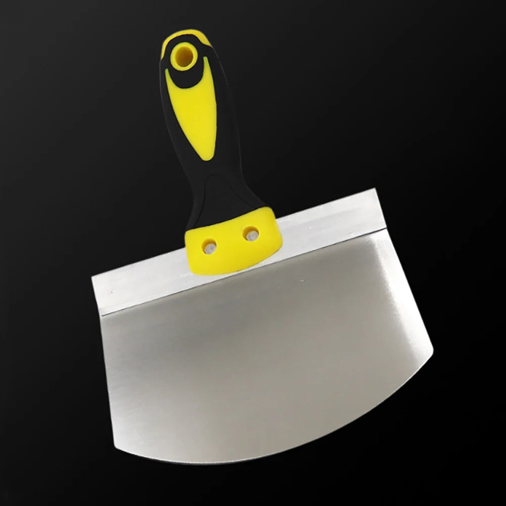 Stainless Steel Putty Knife Wall Paint Plaster Trowel Arc Ash Shovel Paint Feed Filling Scraper Blade Spatula Construction Tools