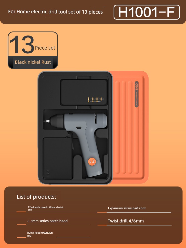 Deli Tools Household Hardware Car Tool Set