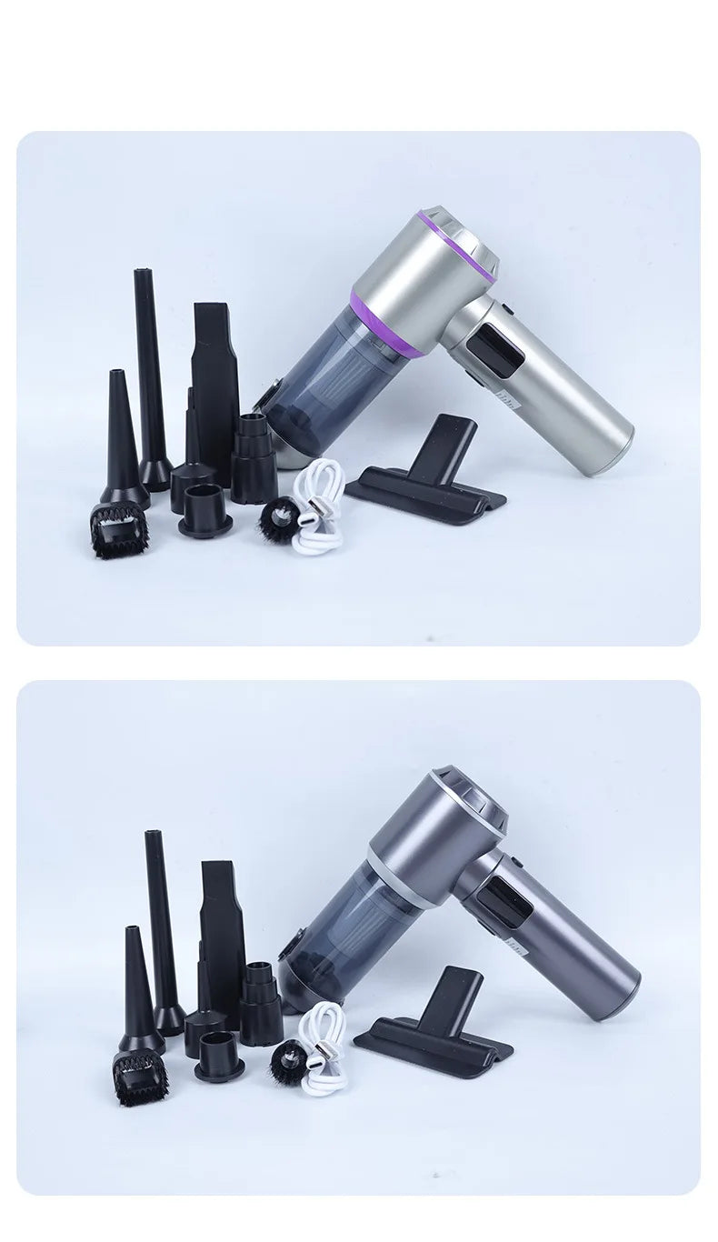 Car Vacuum Cleaner High Power Portable Handheld Wireless Brushless Motor Cleaning Machine Powerful Air Duster for Home Appliance