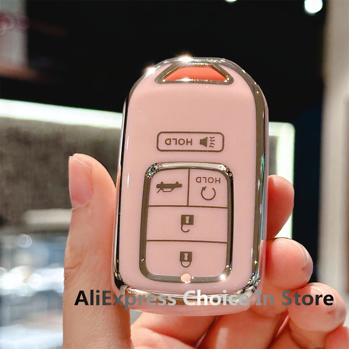 Soft TPU Key Fob Cover for Honda Accord Civic Cr-V Hr-V Fit Odyssey Jed Crosstour Crider Car Accessories