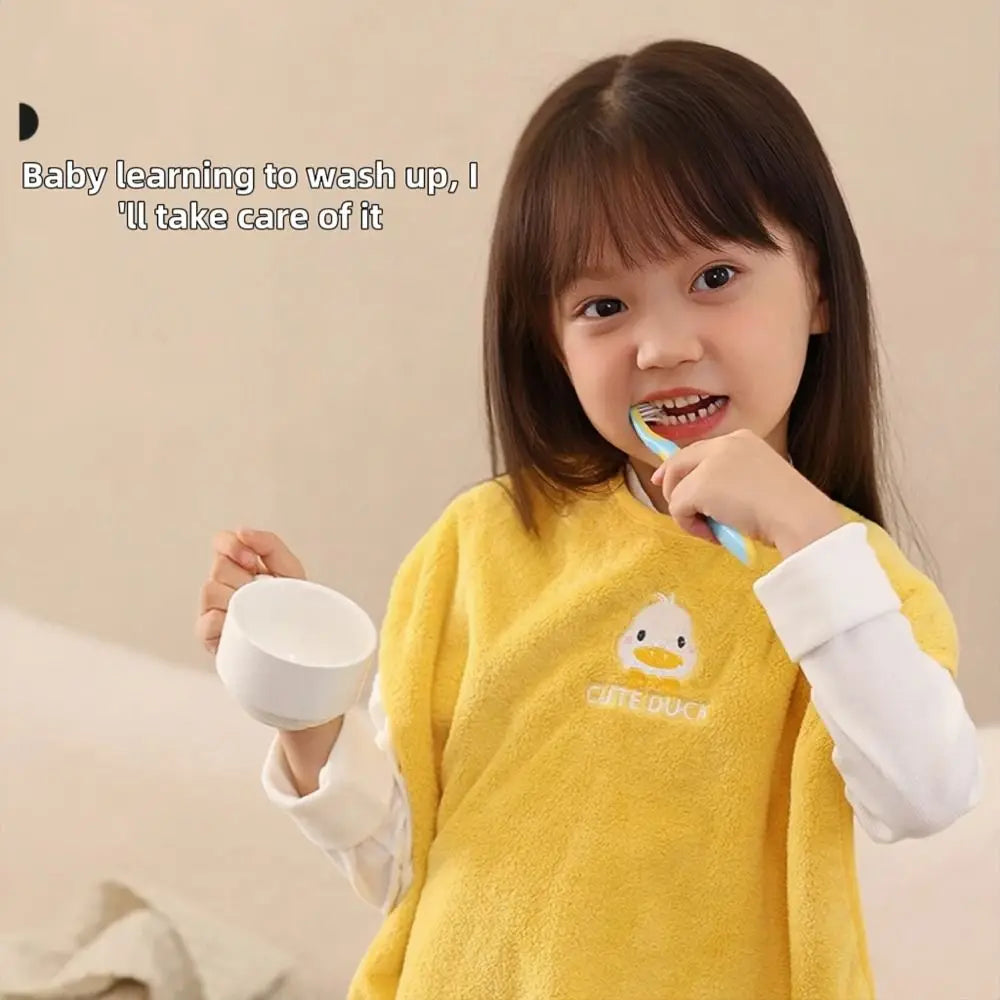 New Soft Baby Bibs Adjustable Snaps Water Absorbent Children's Washcloth Skin Friendly Toddler Face Towel for Feeding Eating