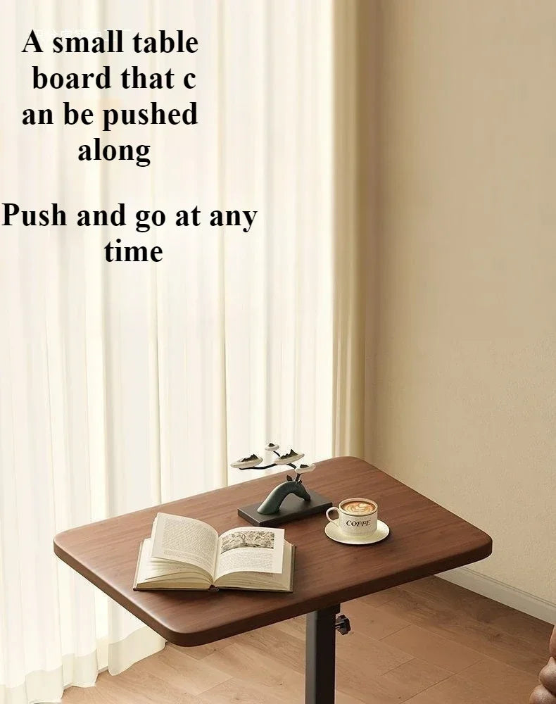 Mobile Bedside Table Household Office Desk Bedroom Folding Tables Portable and Minimalist Workbench Convenient Learning Desk