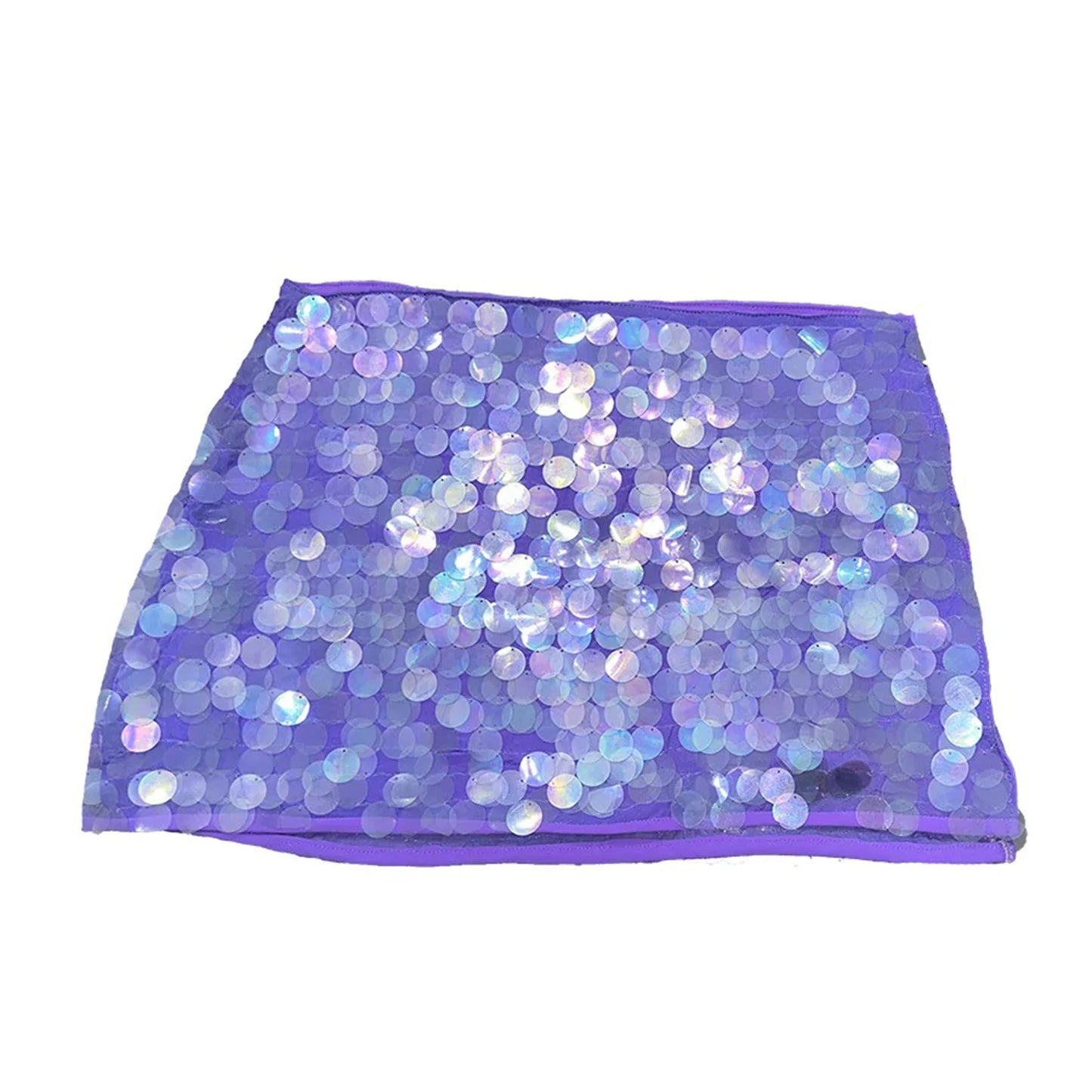 2025 New Fashion Women's Summer Mini Sequins Skirts Side Split Tie Up Skirt for Daily, Travel, Parties