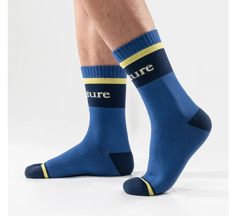 Qunature Four-Season Waterproof Socks Breathable Outdoor  Sport Socks Hiking Cycling Cross Country Running Skiing Windproof Sock