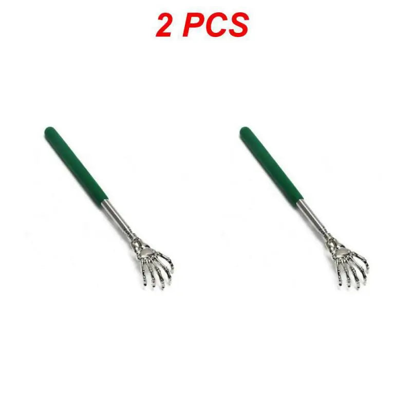 1/2PCS Retractable Back Scratcher Stainless Steel Long Handle Body Scratching Massage Tool Portable Universal Black Blue Health