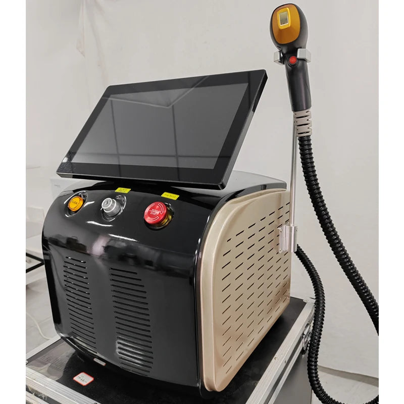 Professional 808nm Diode Laser Hair Removal Machine 3 wave Ice Titanium Painles Permanent Alexandrite Device For Salon Depilador