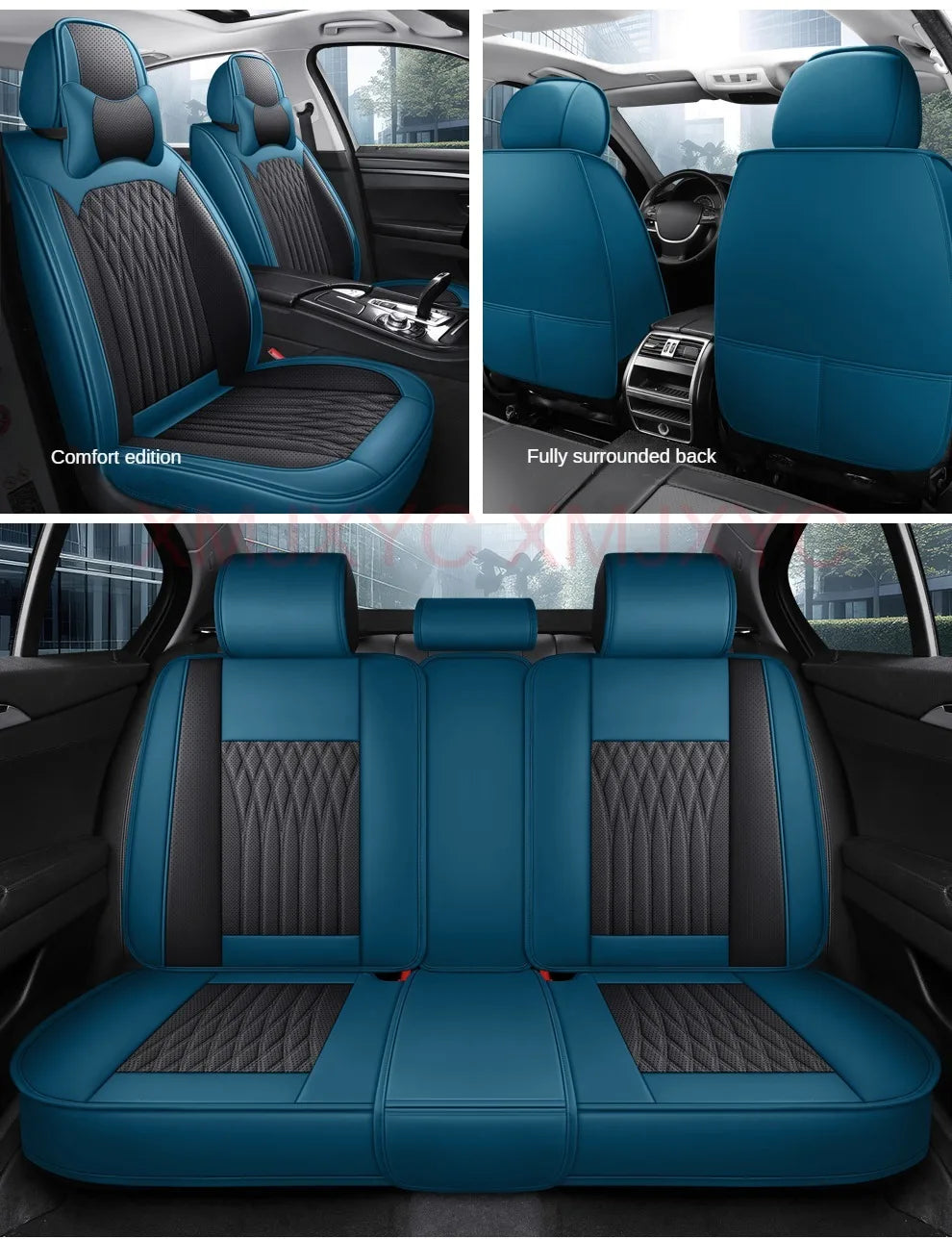 Pu Leather Universal Car Seat Cover for Mercedes A-Class W168 W169 W176 W177 A-Klasse A180 A190 A200 A220 A250 Auto Accessories