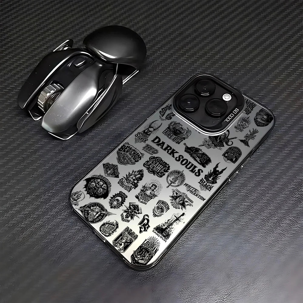 Hot Blood Game Dark Souls Phone Case For iPhone 16e 16 15 14 13 12 11 mini Pro Max X XR XSMAX 8 7 Plus Anti Fall Matte Cover