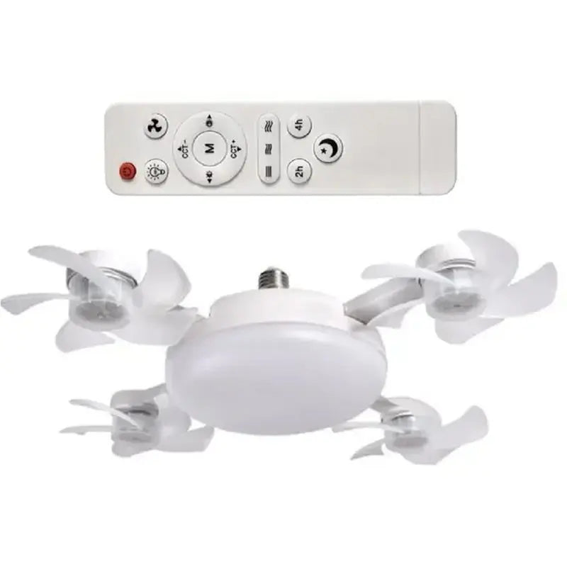 A74G-Fan Light 2-In-1 Drone Design Fan Light 60W With Remote Control For Entrance Hall Family Corridor Living Room