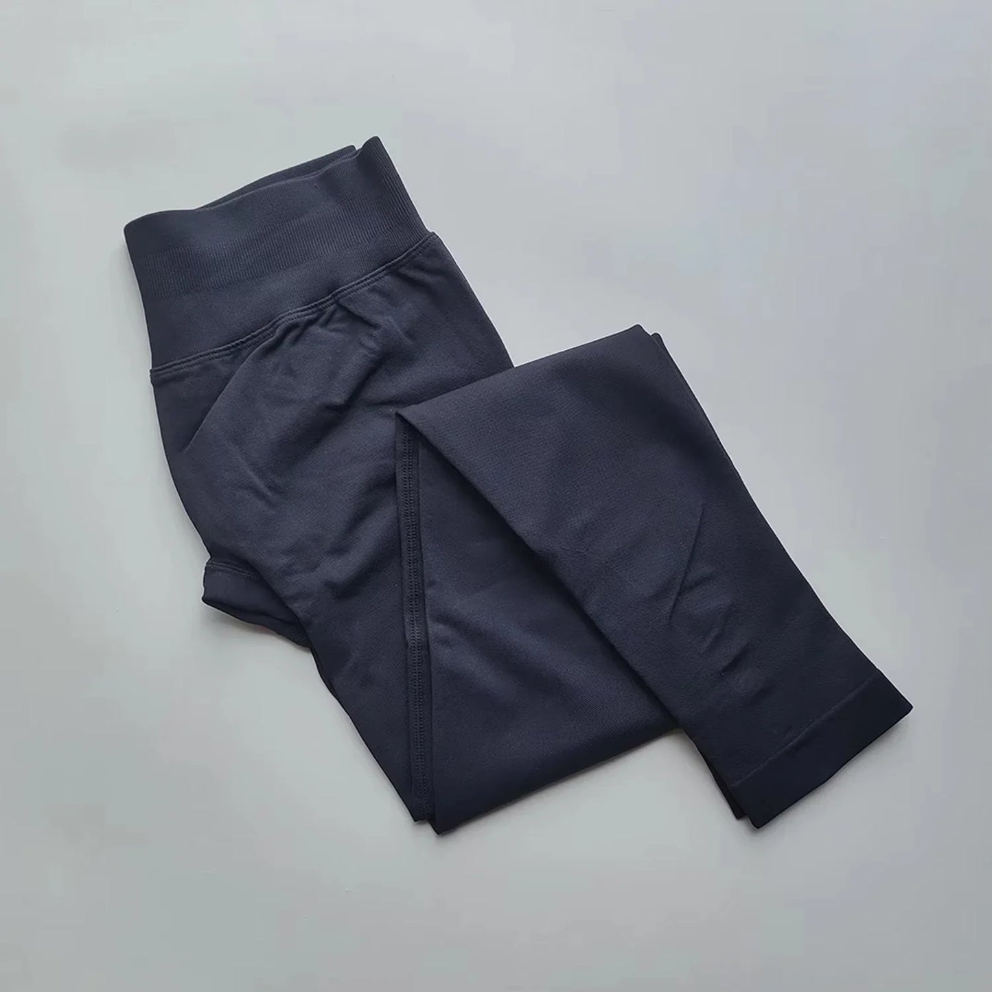 Leggings with Logo Scrunch Seamless Yoga Women Legging Gym Sports Pants Low Ribbed Band High Stretch Fitness Tights Pant