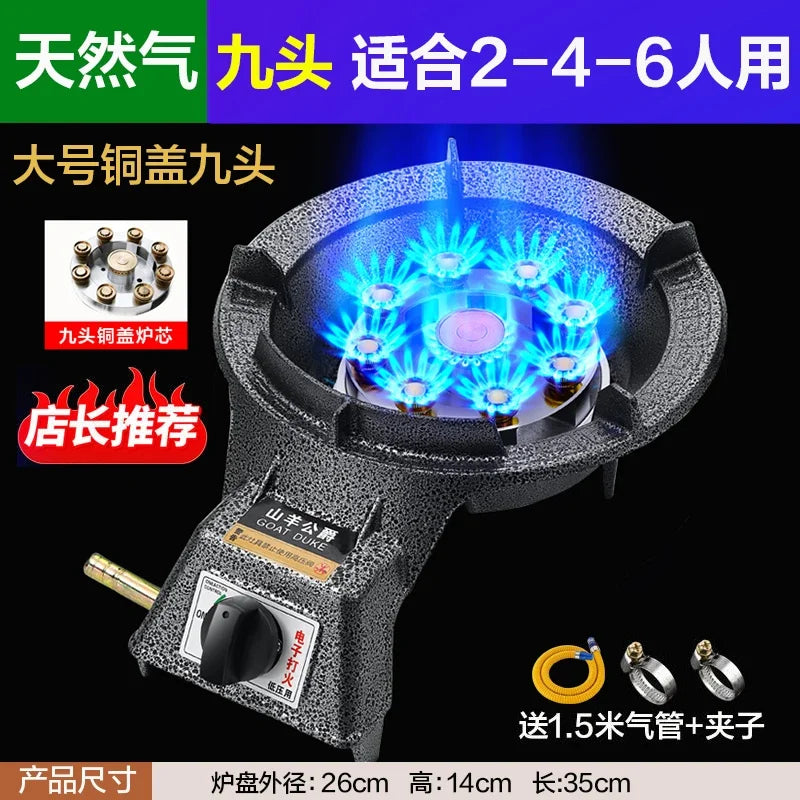 Single Burner Gas Stove Energy Saving Household LPG Natural Gas Desktop Commercial High Power Cooker BCL