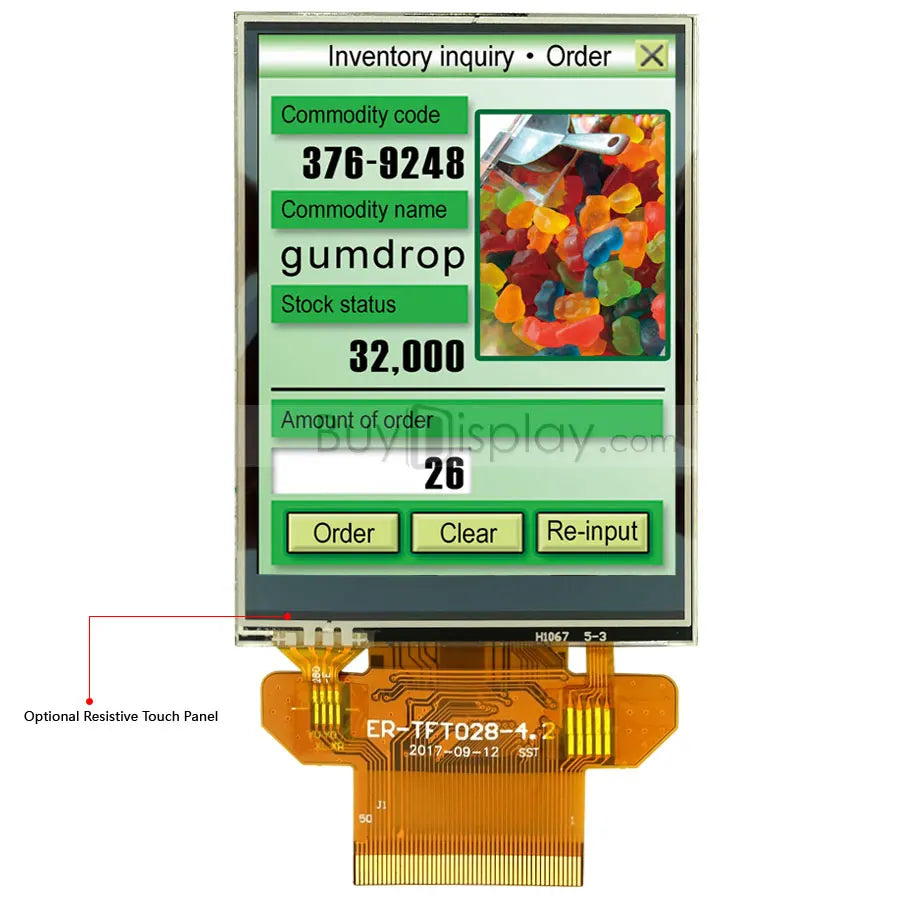 Serial SPI 2.8"TFT LCD Module Display 320x240 Optional Touch Screen