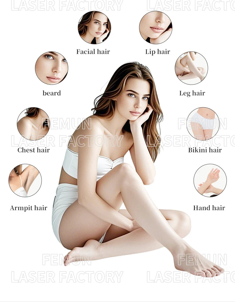 4000w 4 Waves 808nm Portable Soprano Titanium Ice Laser Hair Removal Device Depilator 2025 Diode Ice Titanium Painless