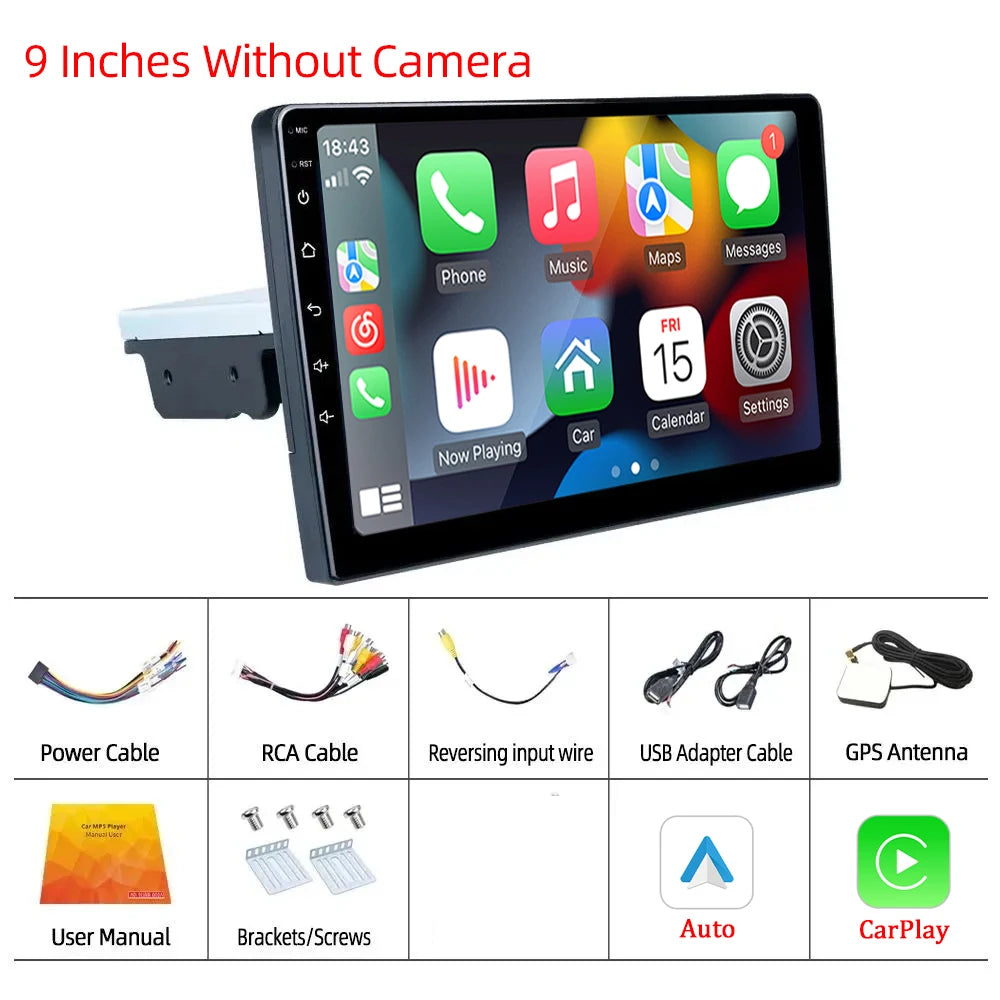 7"/9" 1 DIN Android 11 Car Radio Stereo Multimedia Video Universal Player 2G 32G WIFI GPS Bluetooth Mirror Link