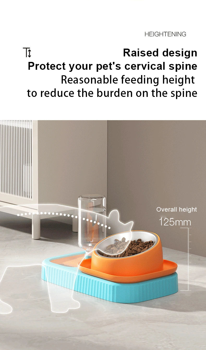 Cats and Dogs  Used Simple Use Pet Feeding Bowl, Durable and Safe Design Functions